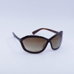 Tom Ford FT0122 PATEK 50F Sunglasses Brown Geometric Frame, Brown Lenses